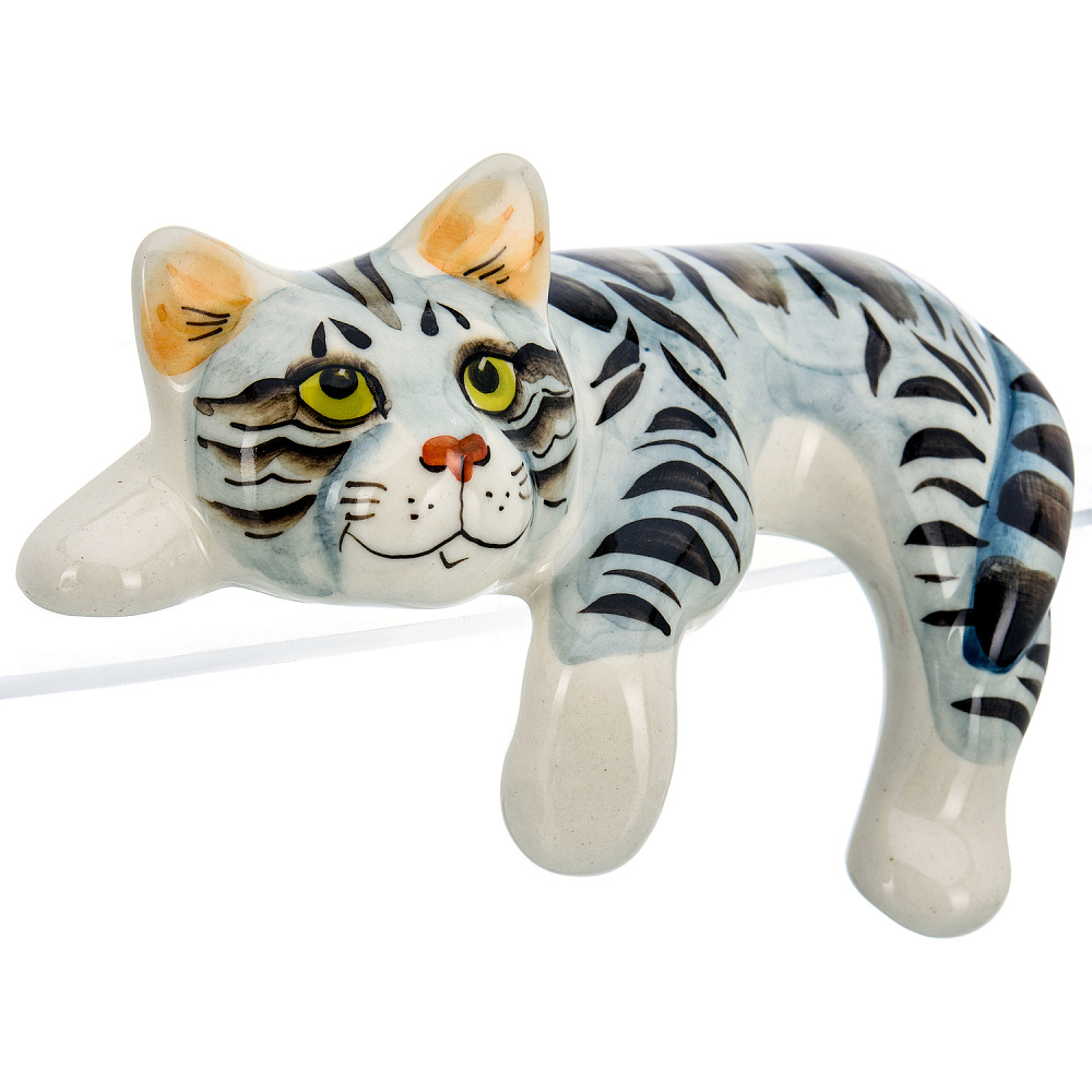 Фарфоровая статуэтка «Кошка» - интернет магазин Русь Велика я фото 1