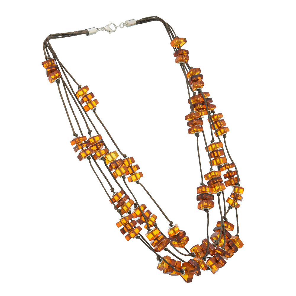 Бусы янтарные «Листопад» - интернет магазин Русь Велика я фото 2