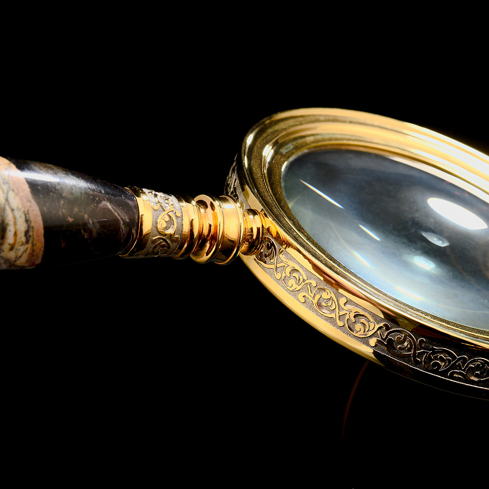 Набор с лупой и ножом для бумаг. Златоуст - интернет магазин Русь Велика я фото 4