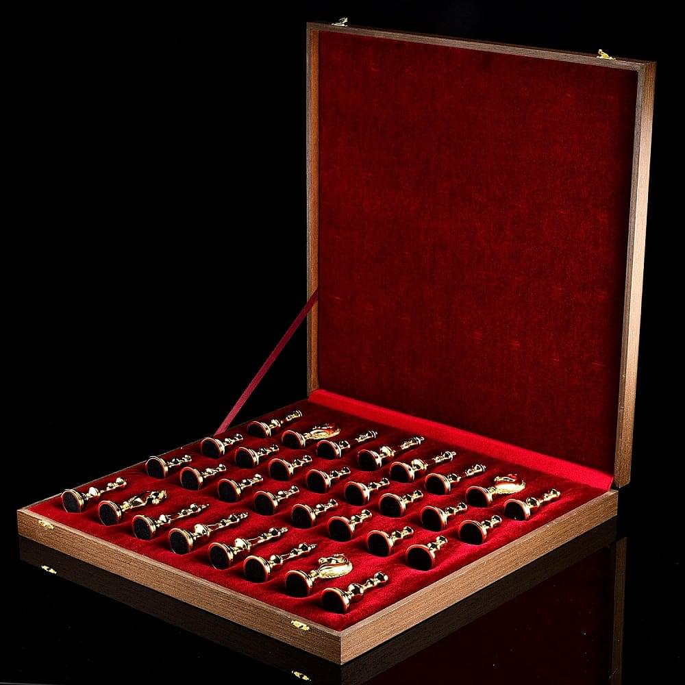 Шахматы из камня «Златоуст» эксклюзивные - интернет магазин Русь Велика я фото 7