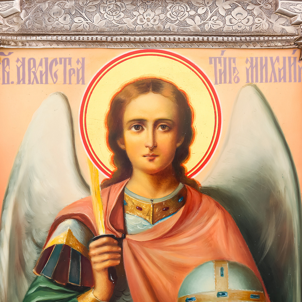 Икона в киоте «Архистратиг Михаил» 48х44 см - интернет магазин Русь Велика я фото 5