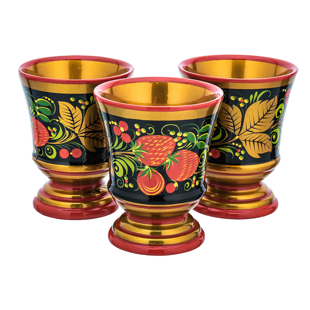 Набор для вина. Хохлома - интернет магазин Русь Велика я фото 3