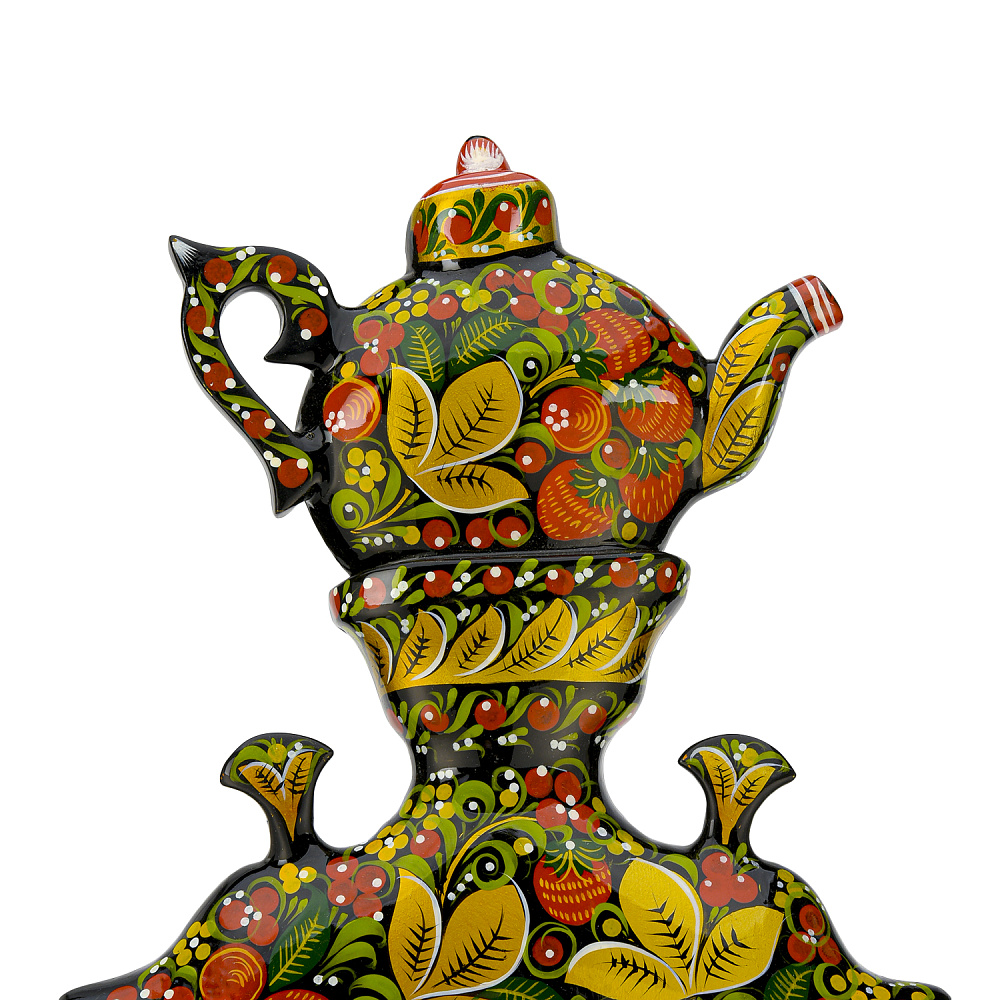 Часы настенные «Самовар». Хохлома - интернет магазин Русь Велика я фото 2