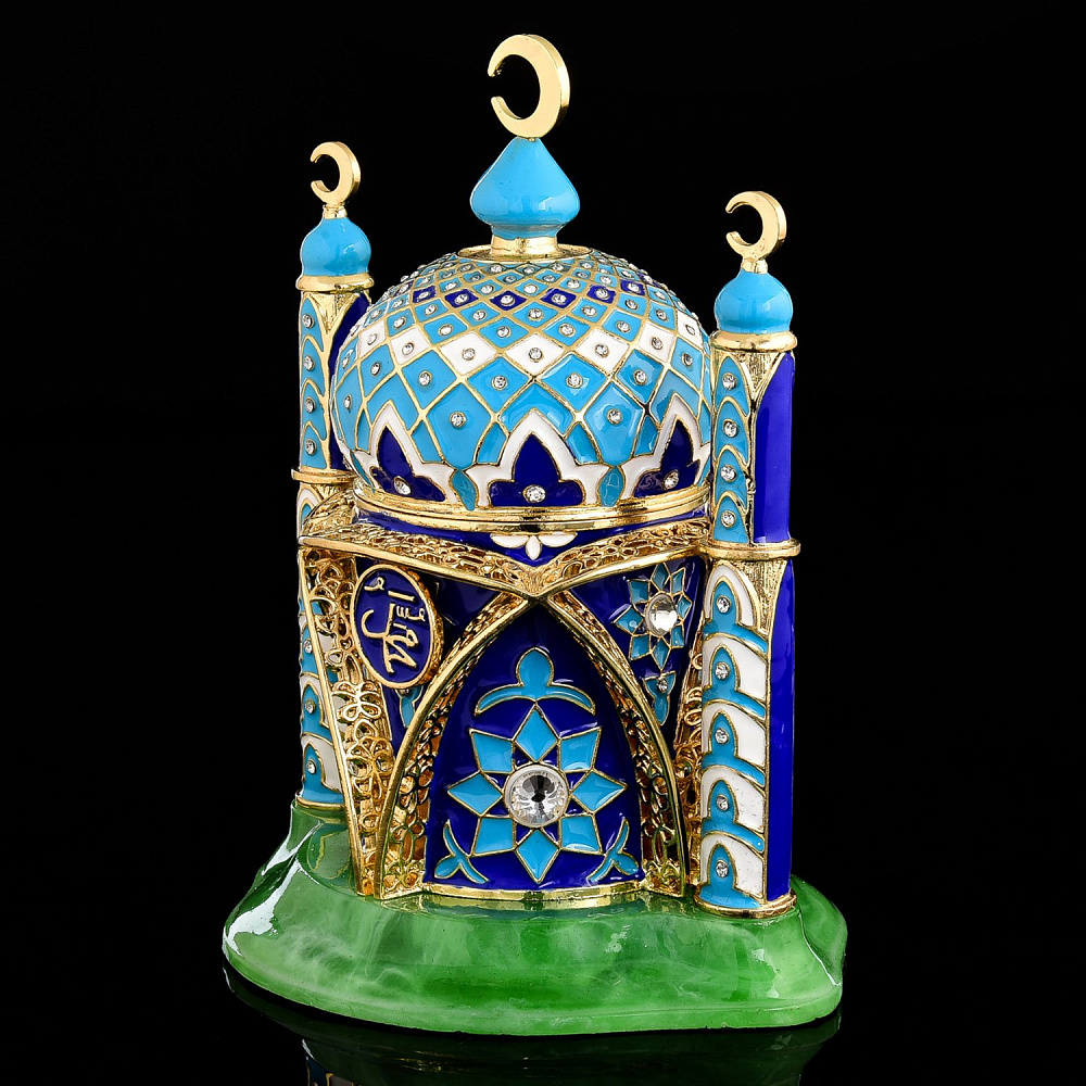 Шкатулка «Мусульманская Мечеть». Традиции Фаберже - интернет магазин Русь Велика я фото 2