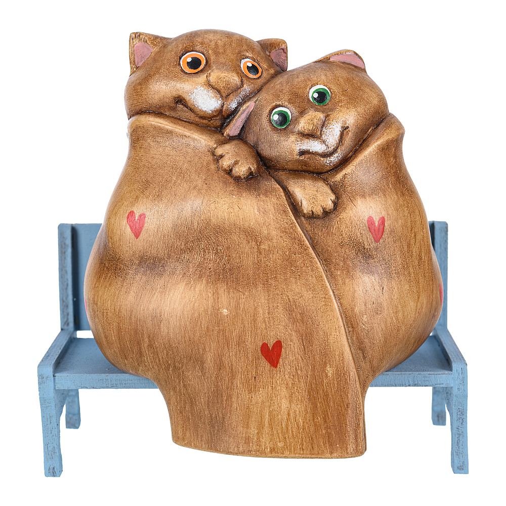 Статуэтка «Коты - любовь греет» - интернет магазин Русь Велика я 