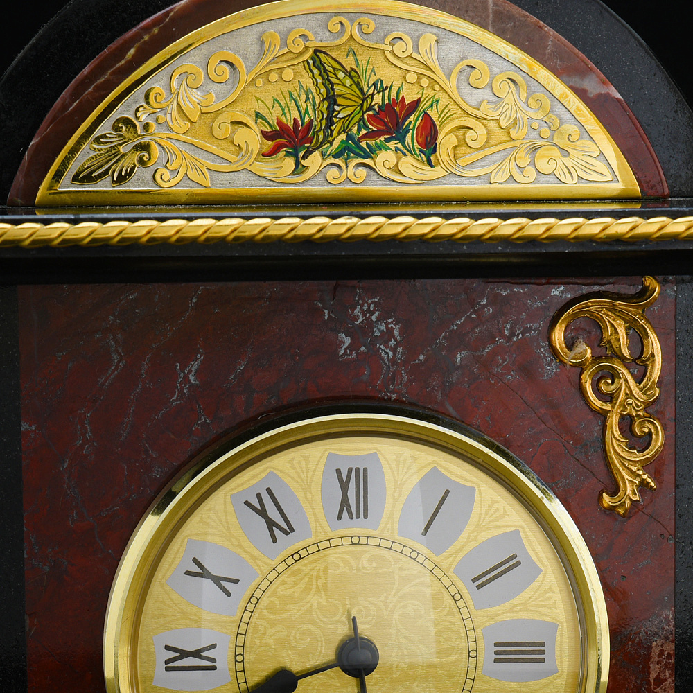 Часы настольные «Бабочка». Златоуст - интернет магазин Русь Велика я фото 2