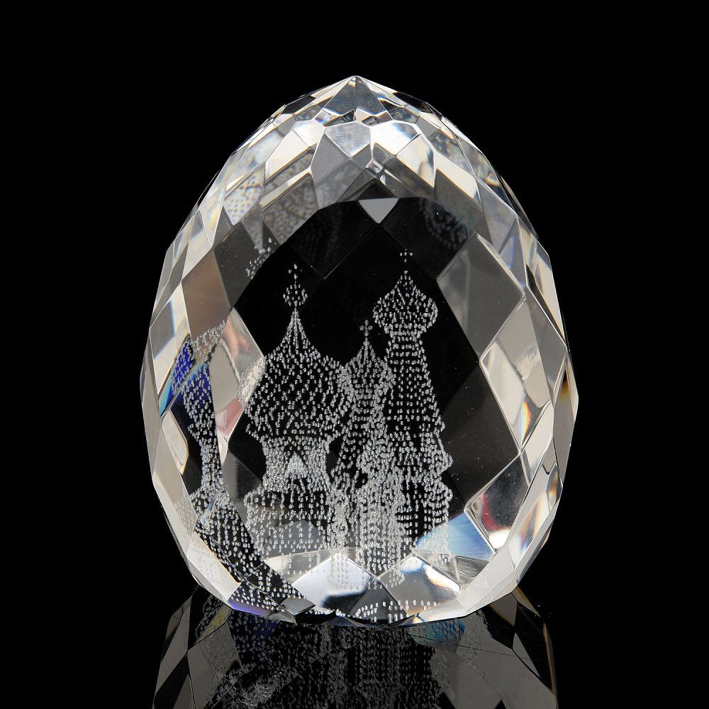 Лазерная графика. Яйцо «Храм Василия Блаженного» - интернет магазин Русь Велика я 