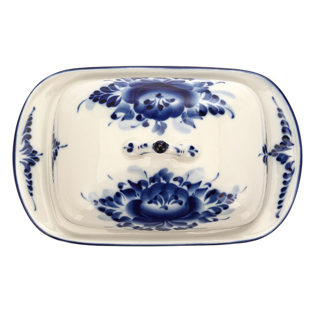 Масленка «Классическая». Гжель - интернет магазин Русь Велика я фото 3