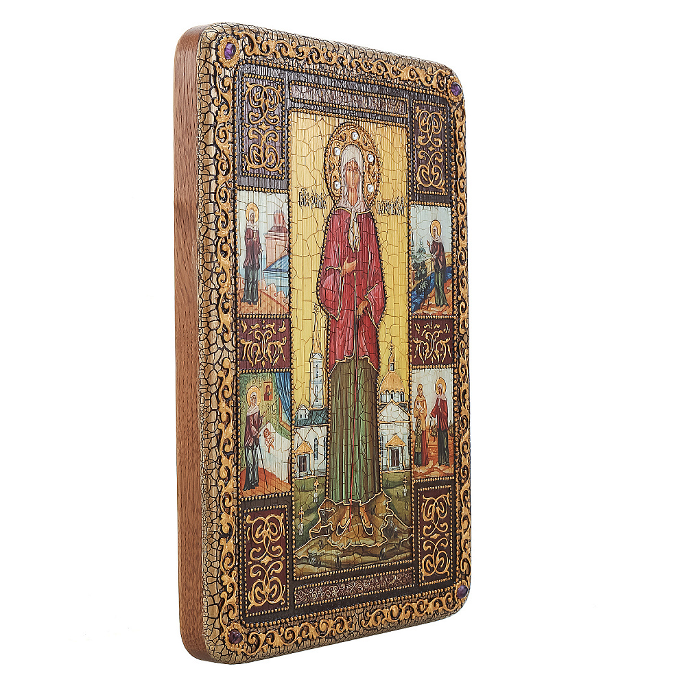 Икона «Ксения Петербуржская» 21,5 х 29,5 см - интернет магазин Русь Велика я фото 2