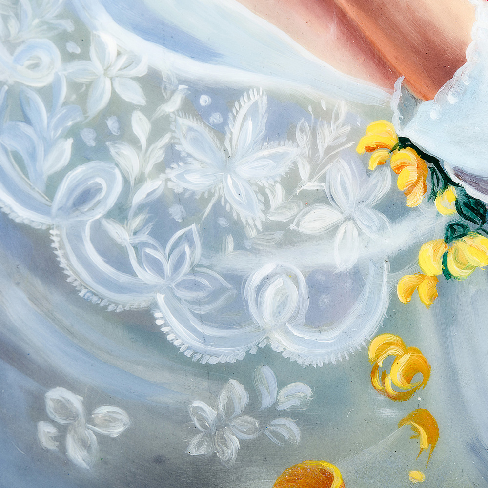 Панно с художественной росписью «Любовь земная» 20 х 25 см - интернет магазин Русь Велика я фото 2