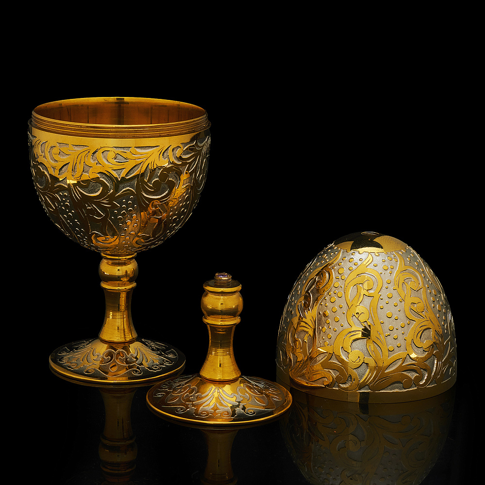 Пасхальное яйцо-рюмка. Златоуст - интернет магазин Русь Велика я фото 2
