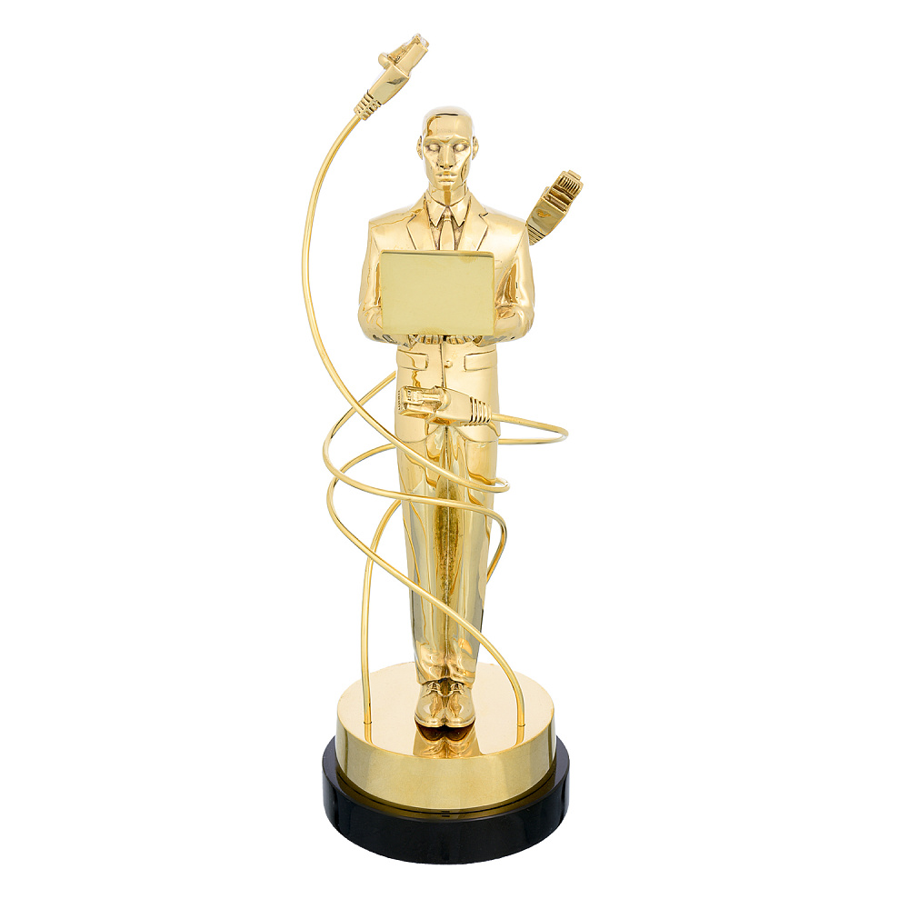 Статуэтка «Оскар айтишнику» - интернет магазин Русь Велика я фото 1