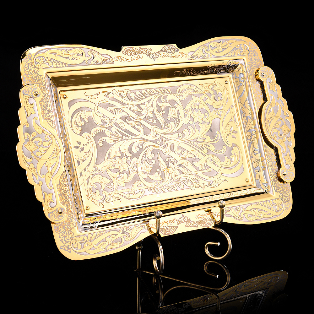 Блюдо «Орнамент». Златоуст - интернет магазин Русь Велика я фото 1