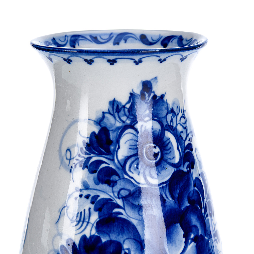 Ваза «Нежность». Гжель - интернет магазин Русь Велика я фото 2