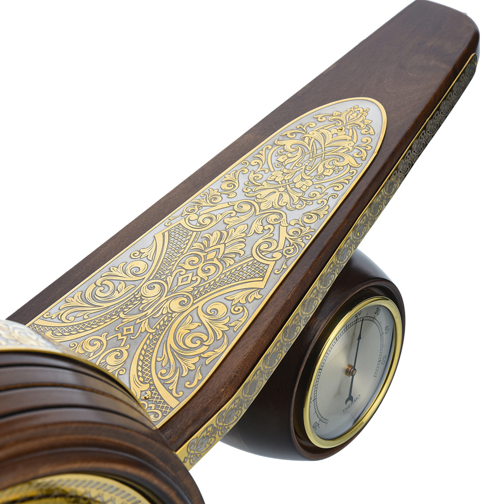 Метеостанция с барометром, гигрометром и термометром «Самолет». Златоуст - интернет магазин Русь Велика я фото 5