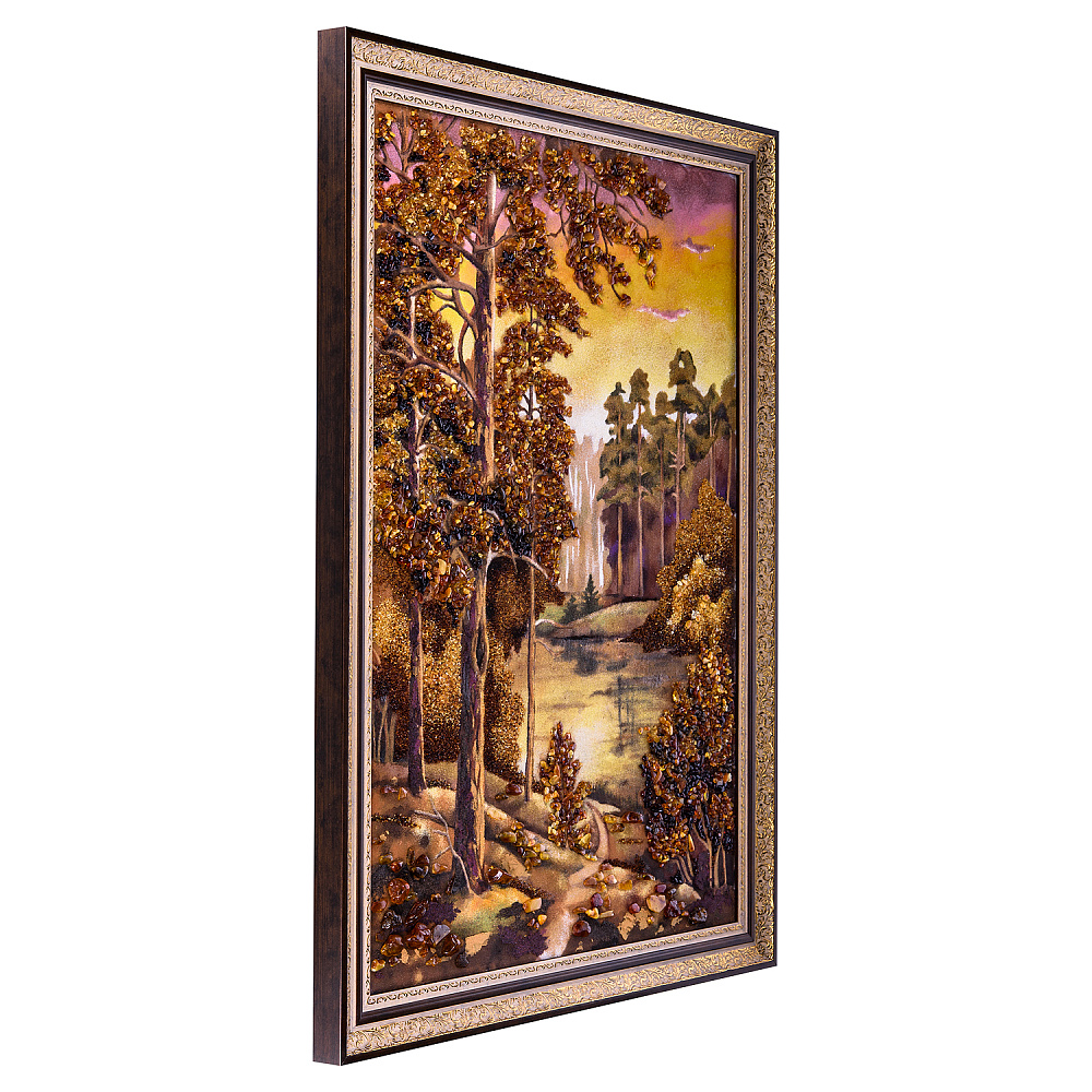 Картина янтарная «Осень» 60х80 см - интернет магазин Русь Велика я фото 5