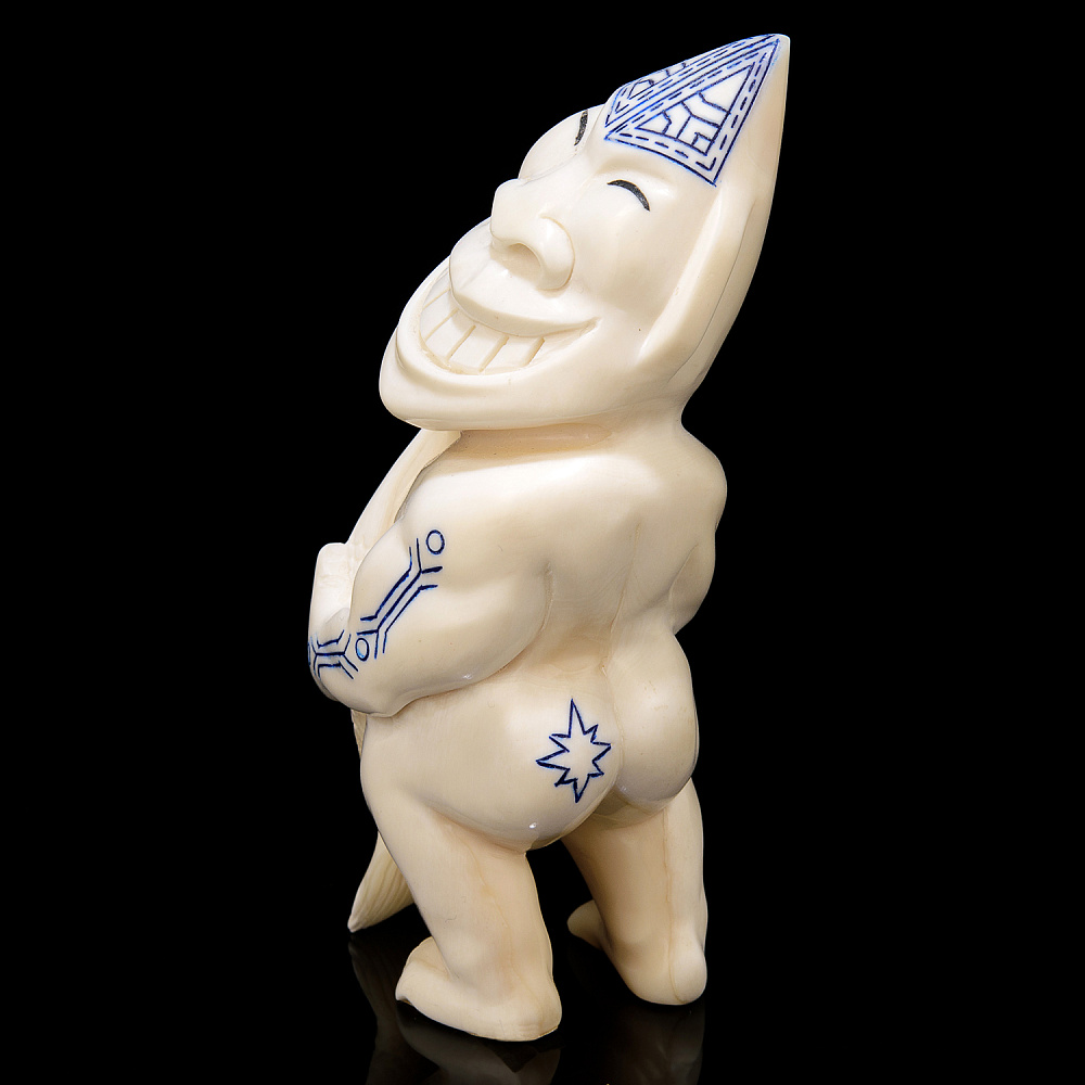 Скульптура из клыка моржа «Пеликен» - интернет магазин Русь Велика я фото 1