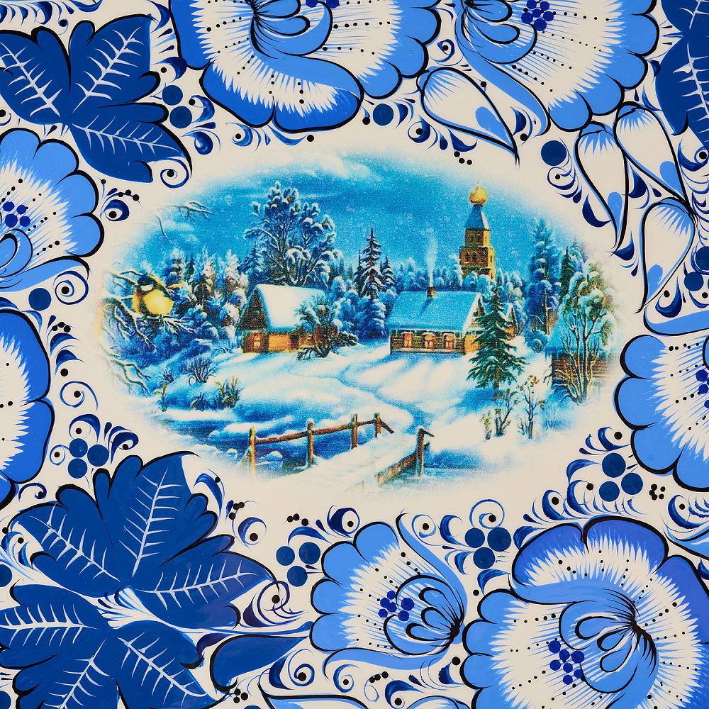 Шкатулка для документов «Зима». Хохлома - интернет магазин Русь Велика я фото 2