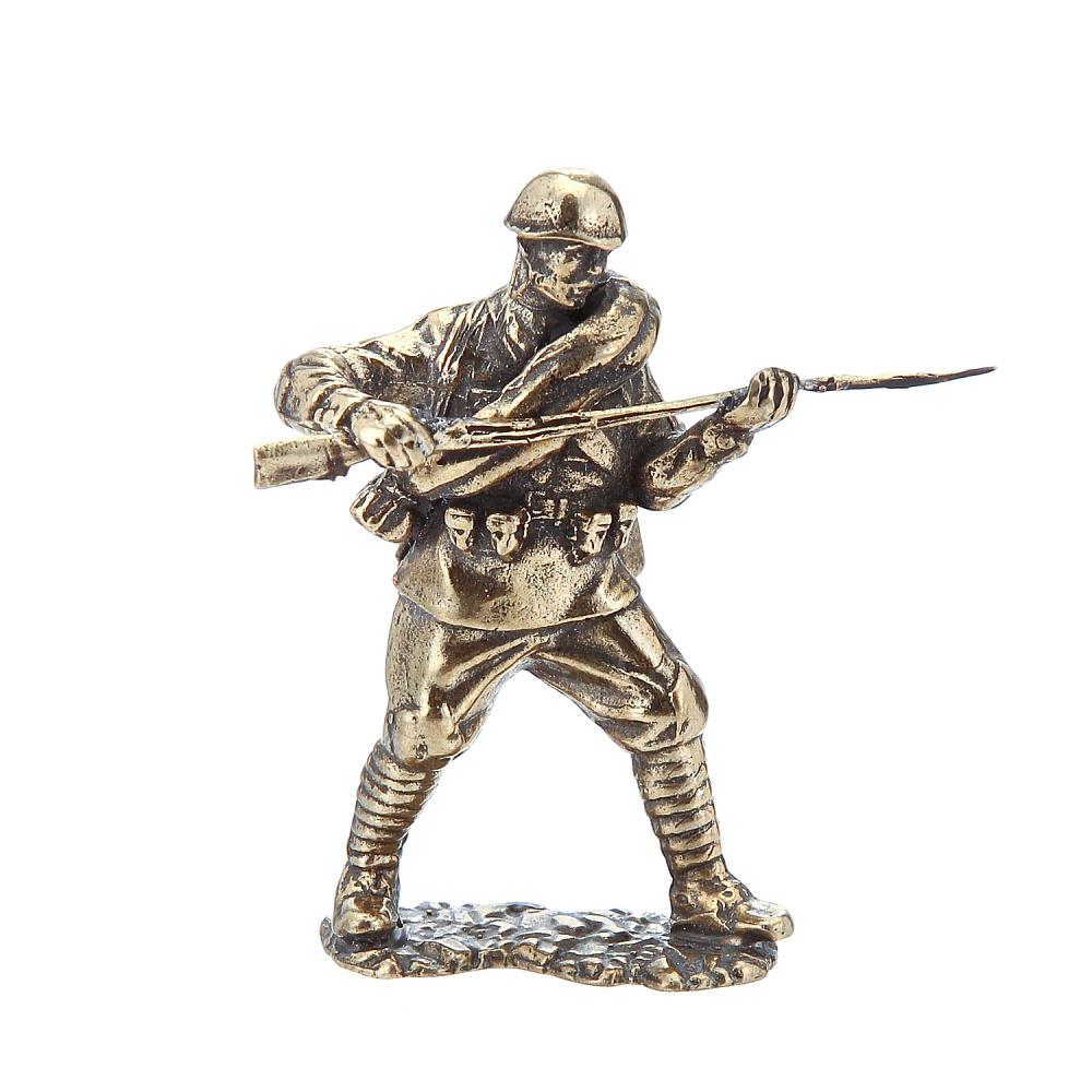 Бронзовая статуэтка «Солдатик» - интернет магазин Русь Велика я 