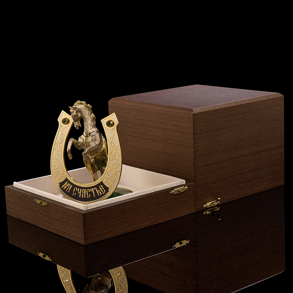 Лошадь Символ 2026 года. Подкова «На счастье». Златоуст - интернет магазин Русь Велика я фото 4