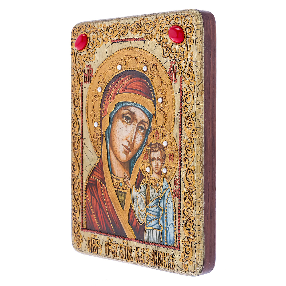 Венчальная пара икон «Божья Матерь Казанская и Вседержитель» - интернет магазин Русь Велика я фото 8