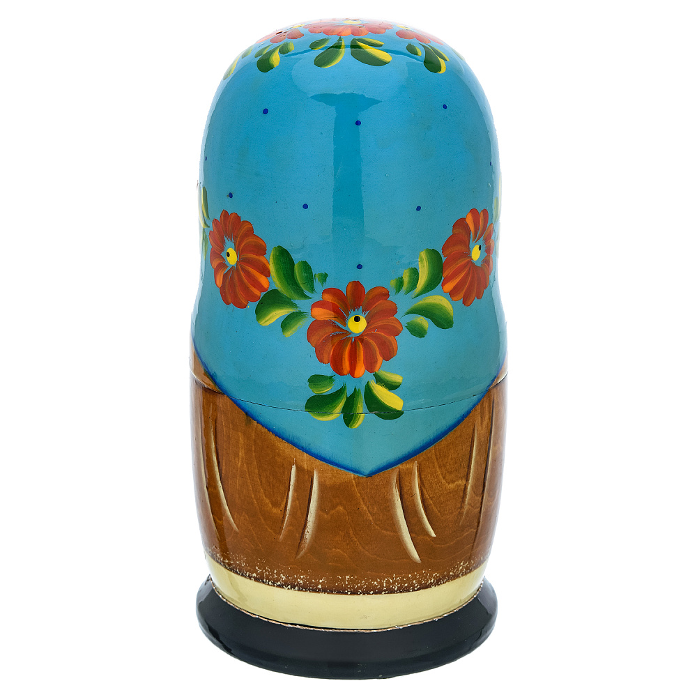 Матрешка «Девочка с вербой» 5 мест - интернет магазин Русь Велика я фото 2