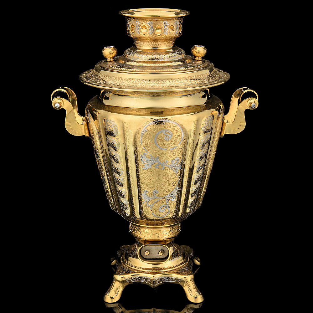 Самовар электрический «Железнодорожный» 3 л. Златоуст - интернет магазин Русь Велика я фото 5