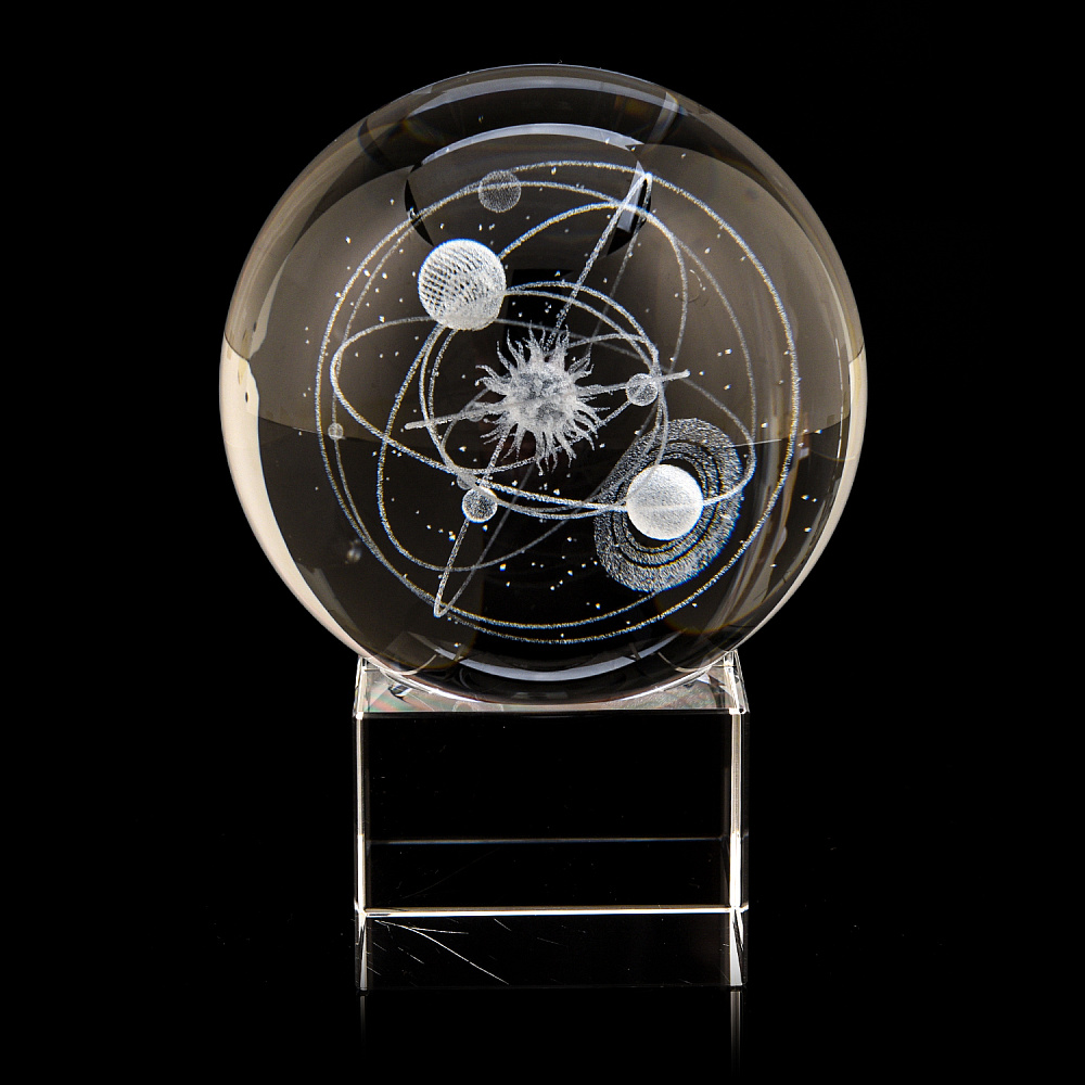 Лазерная графика. Шар «Солнечная система» - интернет магазин Русь Велика я 