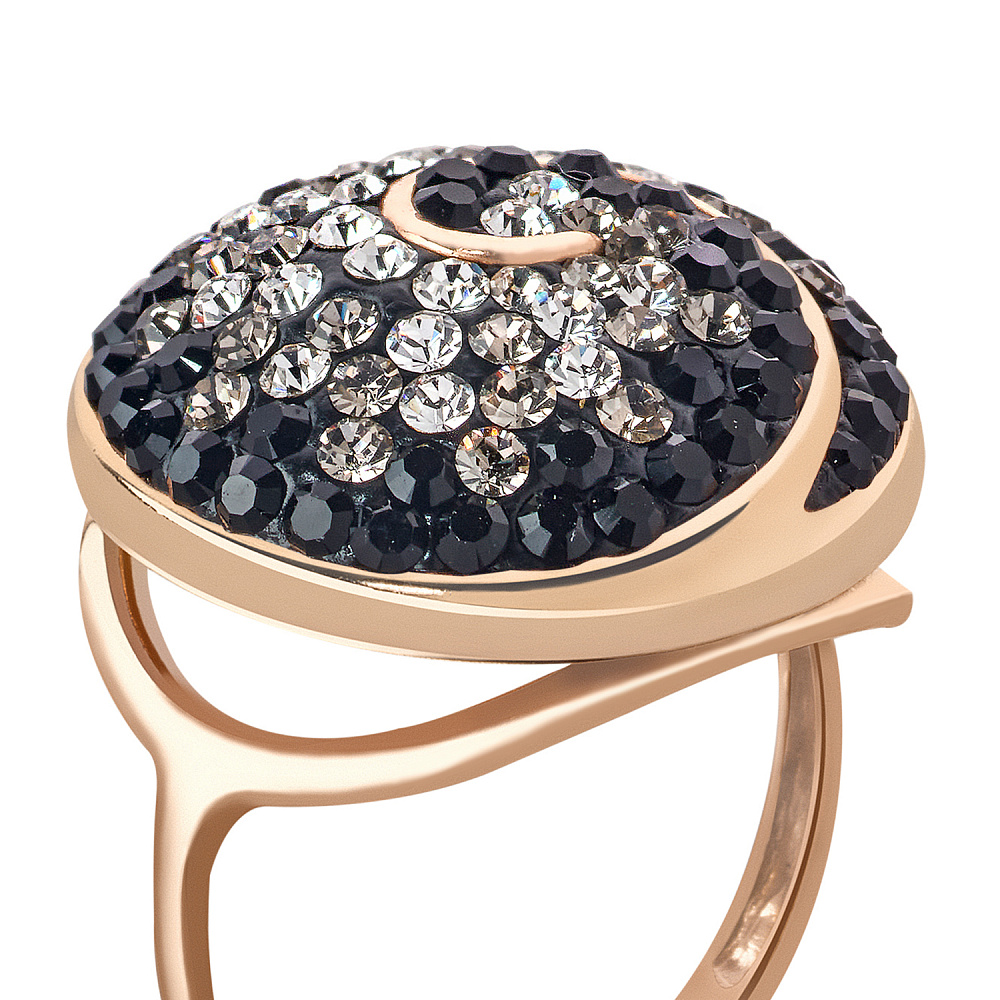 Кольцо с кристаллами Сваровски. Серебро 925*. Вес 4.91 гр. - интернет магазин Русь Велика я фото 1