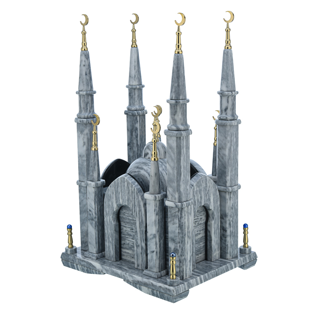 Часы настольные из натурального камня «Мечеть» - интернет магазин Русь Велика я фото 2