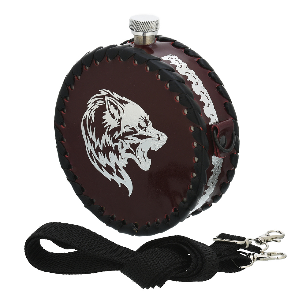 Фляга 0,5 л «Волк» - интернет магазин Русь Велика я фото 2