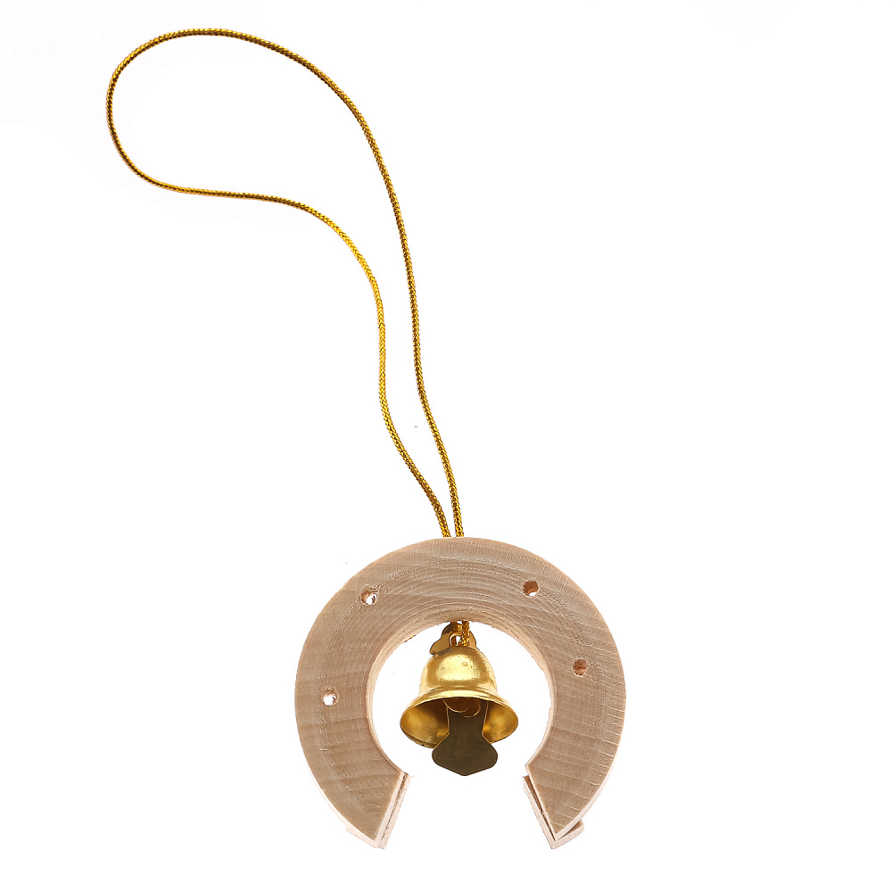 Сувенирная подкова с колокольчиком - интернет магазин Русь Велика я 