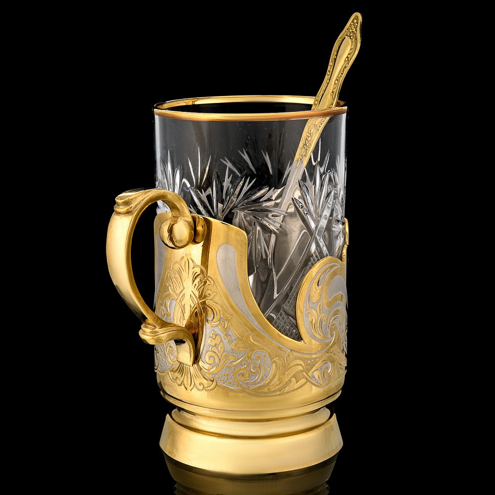 Подстаканник «Узор». Златоуст - интернет магазин Русь Велика я фото 2