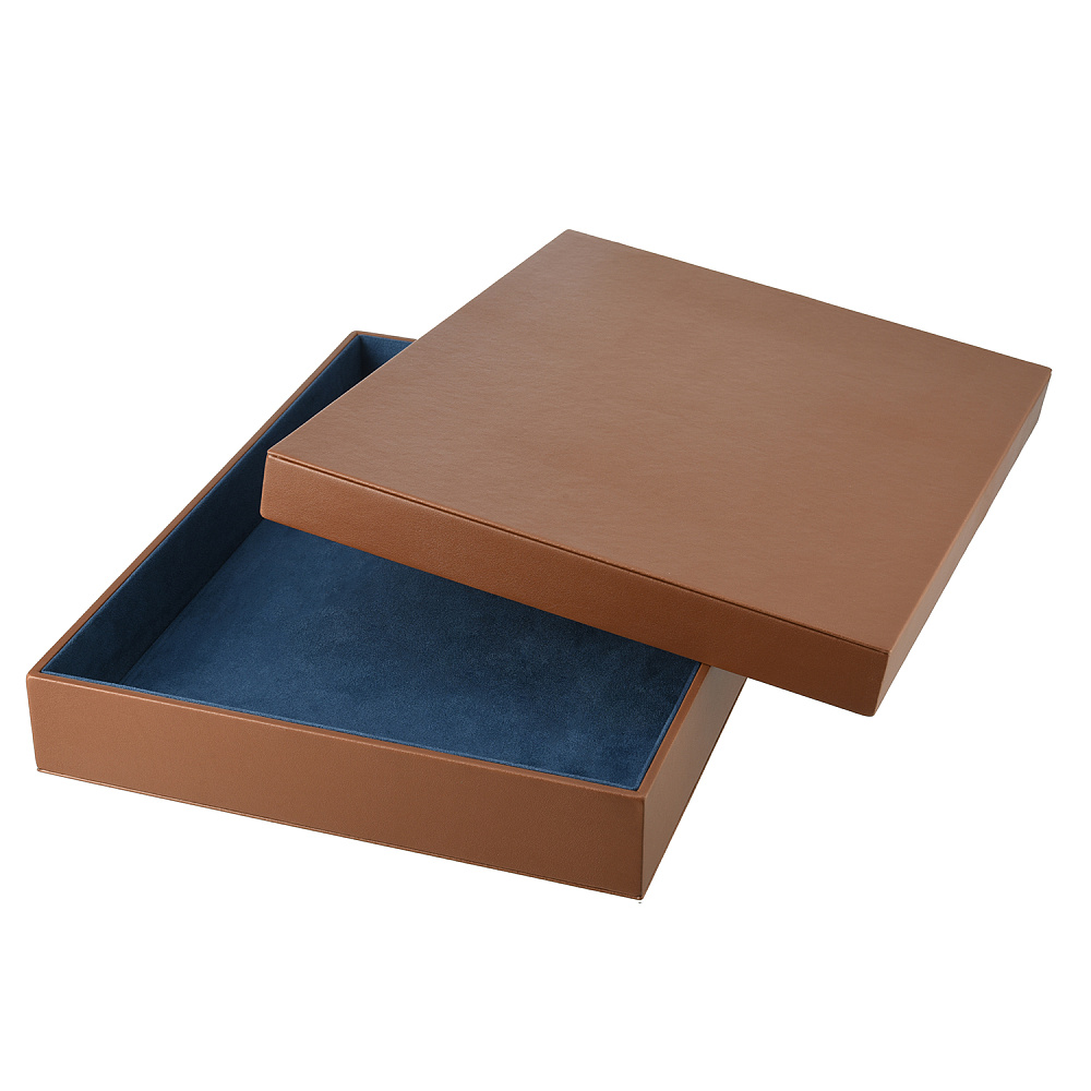 Подарочная упаковка из экокожи молочный шоколад 30х40х5 см - интернет магазин Русь Велика я фото 1