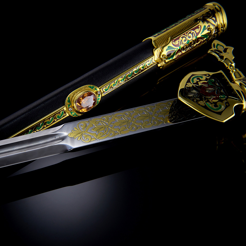 Кортик сувенирный «Царская охота». Златоуст - интернет магазин Русь Велика я фото 3