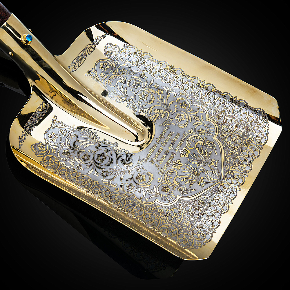 Лопата сувенирная «Денежная». Златоуст - интернет магазин Русь Велика я фото 2