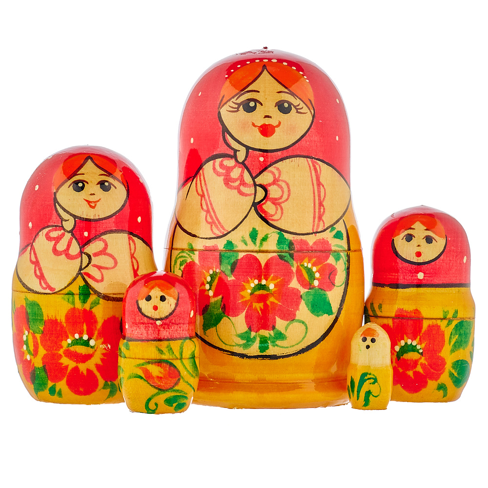 Матрешка «Вятка» 5 мест - интернет магазин Русь Велика я 