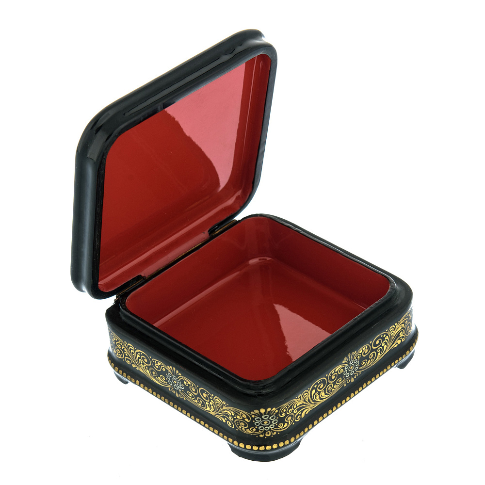 Шкатулка с художественной росписью «Аленький цветочек» - интернет магазин Русь Велика я фото 3