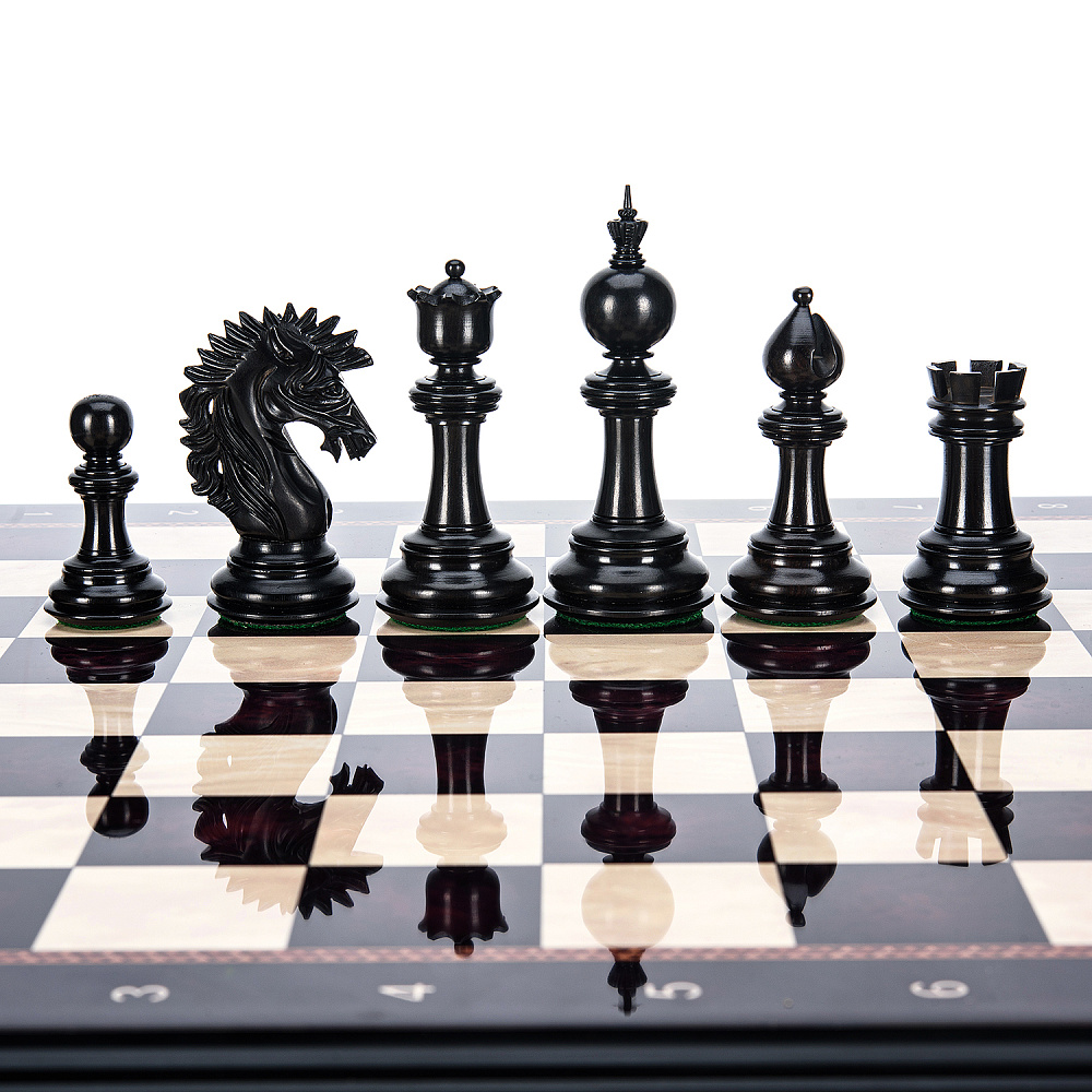 Шахматы коллекционные ручной работы «Камелот» 48х48 см - интернет магазин Русь Велика я фото 6