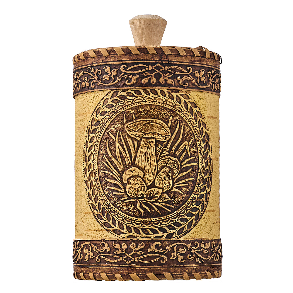 Туес для сыпучих продуктов из бересты - интернет магазин Русь Велика я 