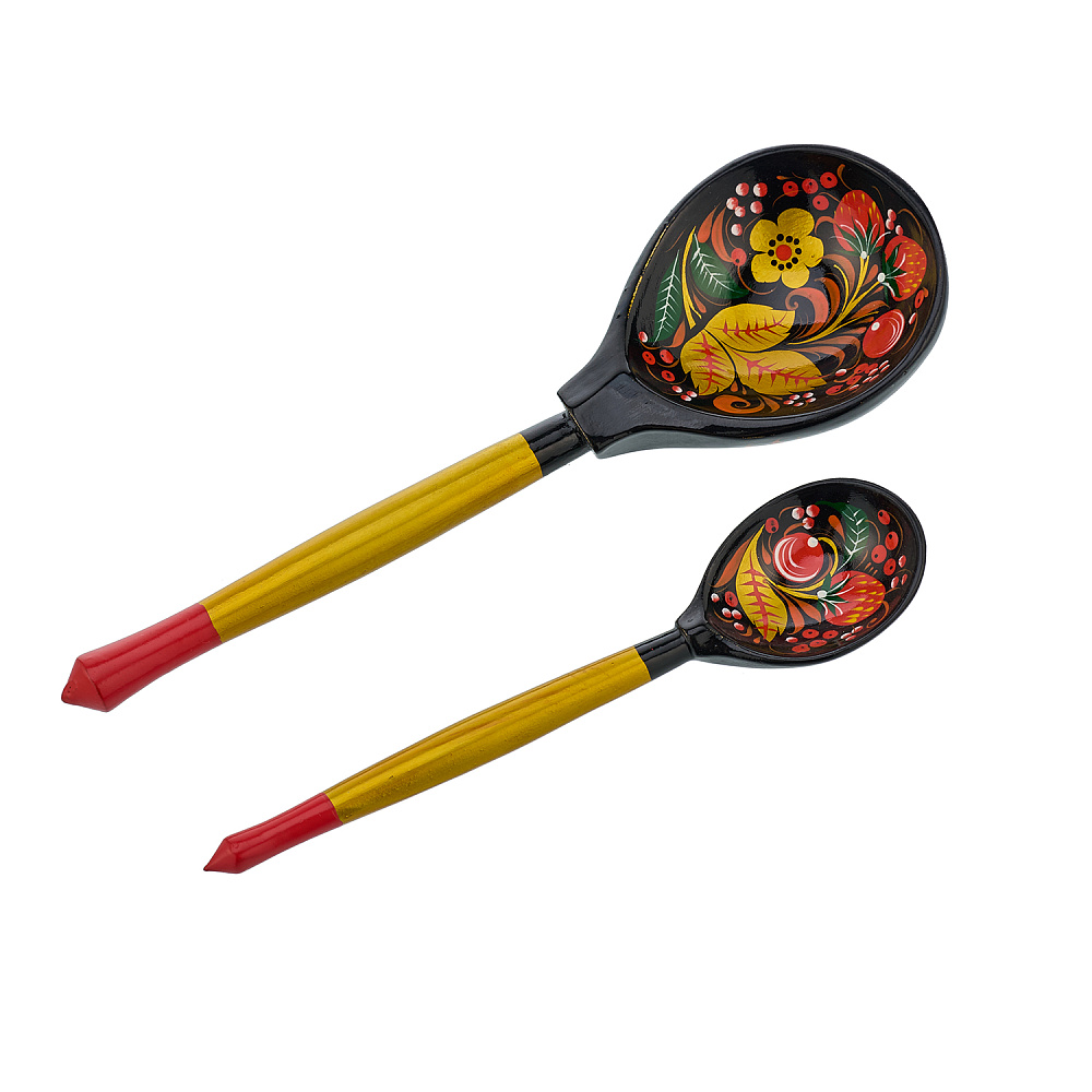 Набор посуды для грибов. Хохлома - интернет магазин Русь Велика я фото 4