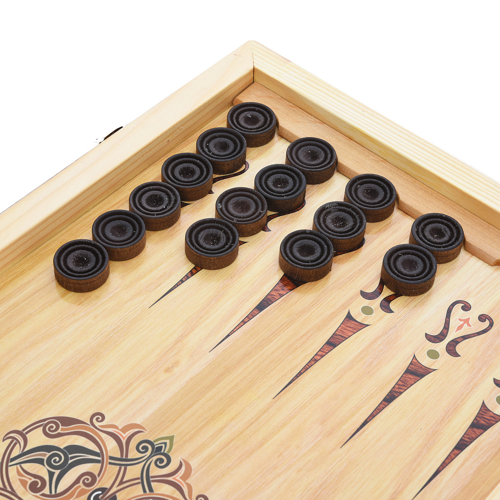 Нарды деревянные «Гусарские» 60х30 см - интернет магазин Русь Велика я фото 3