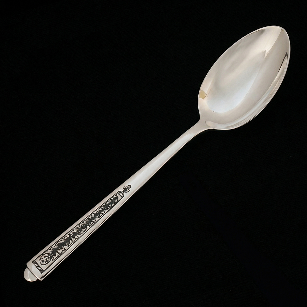 Ложка столовая из серебра 925* - интернет магазин Русь Велика я 