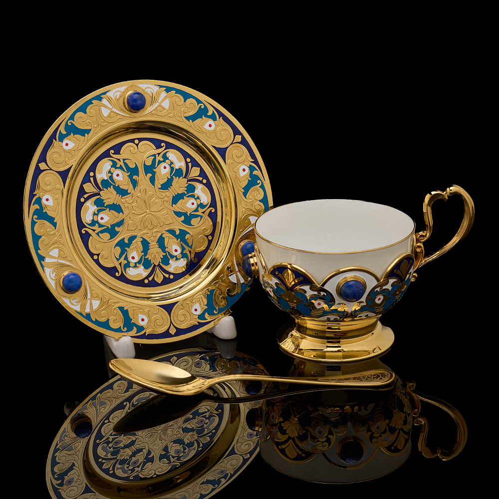 Чайный сервиз на 6 персон «Чаепитие». Златоуст - интернет магазин Русь Велика я фото 8