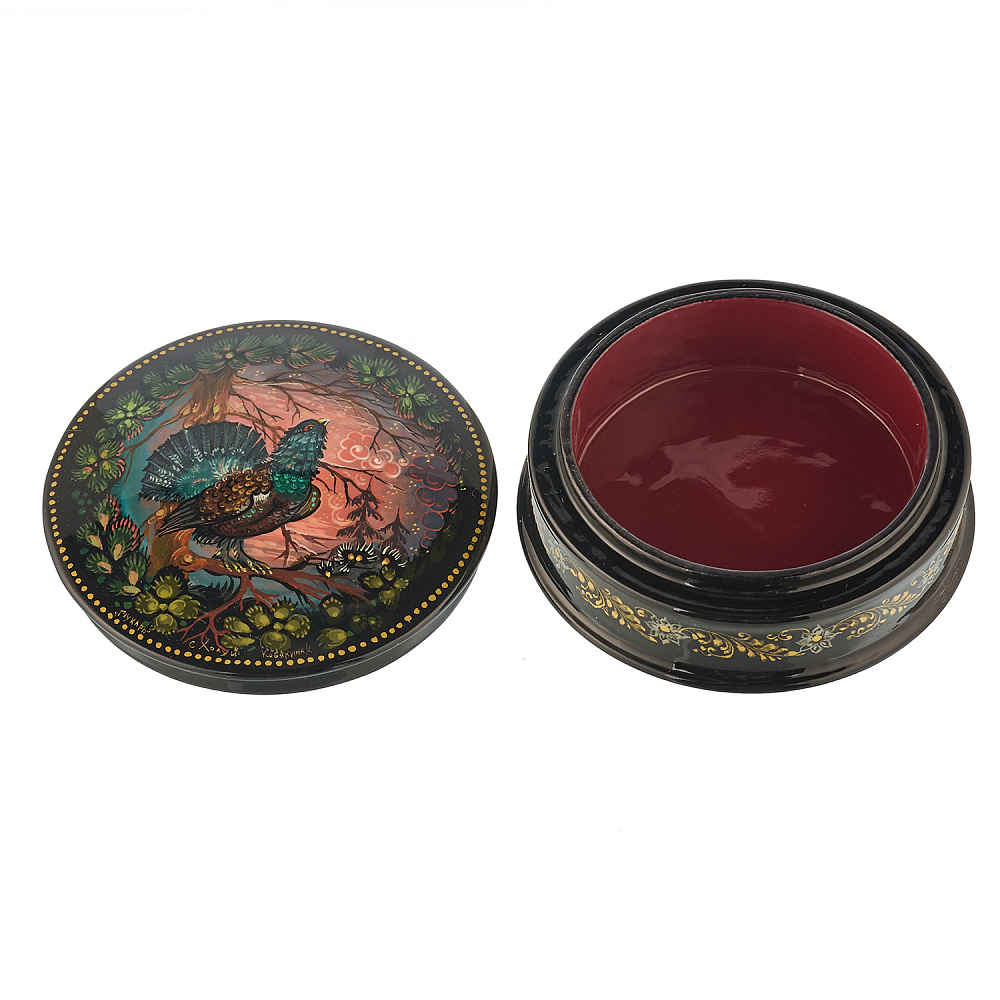 Шкатулка с художественной росписью «Глухарь» - интернет магазин Русь Велика я фото 2