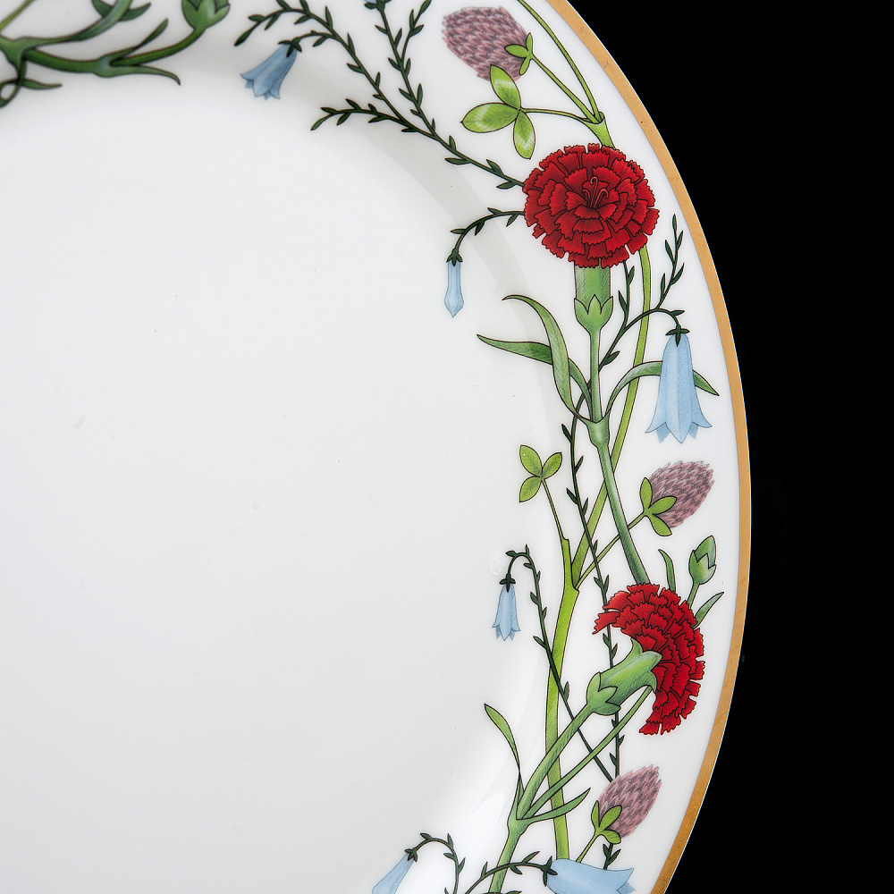 Тарелка плоская «Сад Алисы». Форма Стандартная-2. ИФЗ - интернет магазин Русь Велика я фото 4