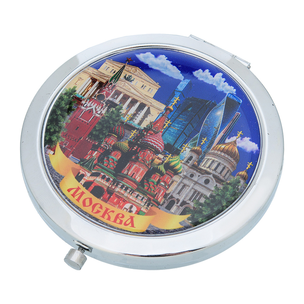 Зеркало карманное «Москва» - интернет магазин Русь Велика я 