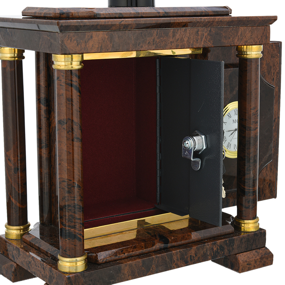 Часы-сейф из натурального камня «Орел» - интернет магазин Русь Велика я фото 4