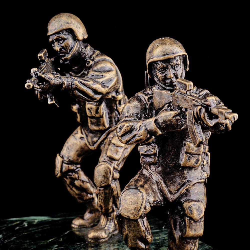 Бронзовая статуэтка «Спецназ-антитеррор» - интернет магазин Русь Велика я фото 4