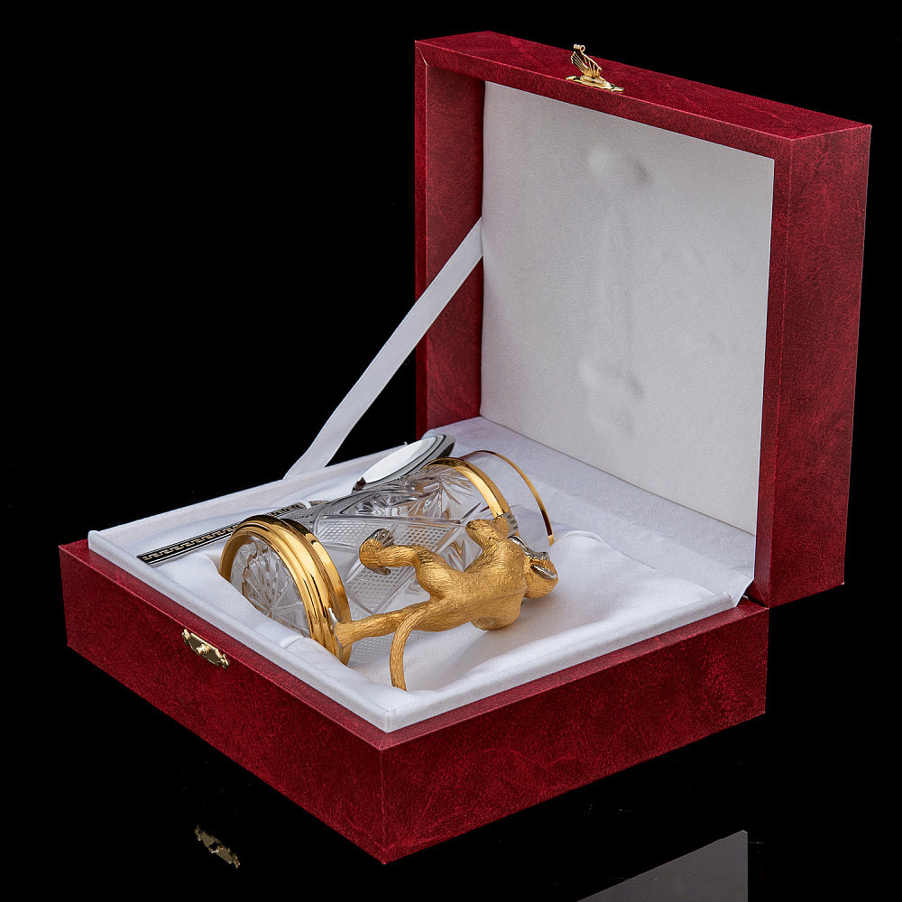 Подстаканник «Обезьяна». Златоуст - интернет магазин Русь Велика я фото 4